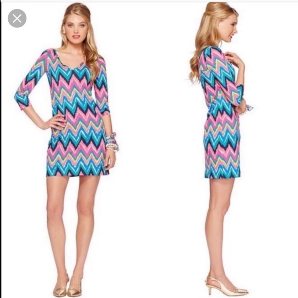 Lilly Pulitzer Gretchen Dress Hearts A Flutter - Picture 7 of 7